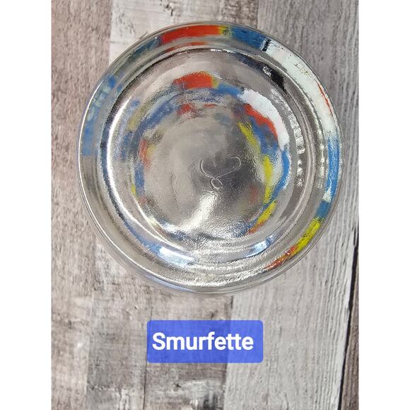 Vintage 1983 SMURFETTE SMURF 6" Drinking Glass - Picture 5 of 7